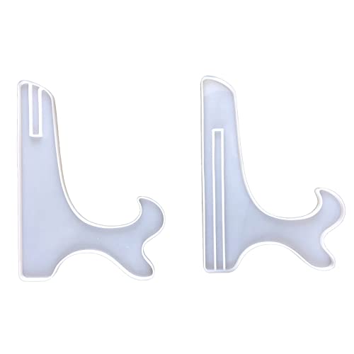 Display Stand Resin Molds,Plate Holder Silicone Mold for Epoxy Casting,Picture Frame Epoxy Resin Molds for Photo Display