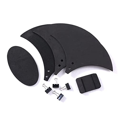 BUJIATANG Drum Mute Pad 10Pcs Drum Mute Pads Five Drums Three Cymbals Jazz Drum Silencer Pad Drumming Practice Pad Set - Thumbnail 6