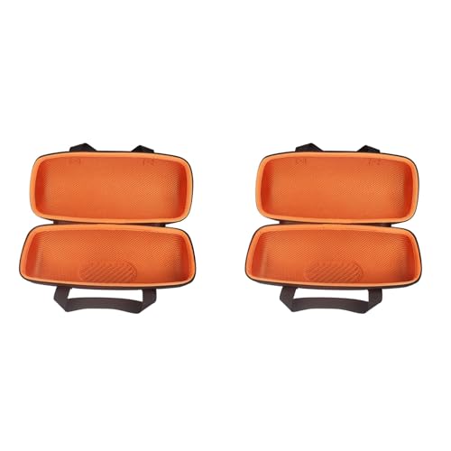 Sac de Haut-Parleur Portable Xtreme 3 : Lot de 2 Boîtes de Rangement Noir-Orange