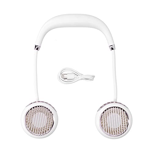 Ventilateur de cou portable sans lame 2000 mAh avec charge USB