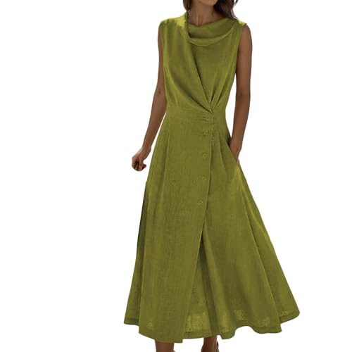 Robe d'été pour femme en tissu doux et coupe longue chic