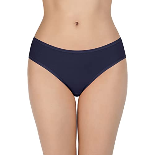Image of Amante Solid Low Rise Cotton Bikini Panty Pack(Pack of 3)