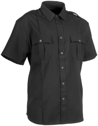 First Class mens Polyester Uniform Shirt Button Down Shirt