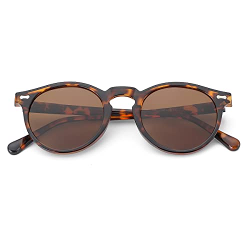 Image of Vintage Polarized Sunglasses for Men Women Round Retro Classic Fashion Eyewear UV400 Protection Sun Glasses