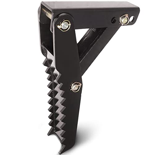Exclusive Titan Attachments 32" Extreme Weld On Backhoe Thumb Hoe Clamp 5/8" Steel Plate Assembly Adjustable