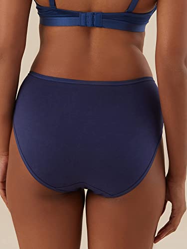 Image of NYKD NYP033 Breathable Cotton Hipster Panty Set for Women | Mid Rise, Medium Coverage with N Fresh Anti Bacterial & Anti Odour Finish | Super Soft Elastic for All Day Comfort