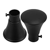 Photo Gallery holidyoyo 2 pezzi terminali per bastoni tende in ferro nero decorativi e resistenti per tende camera da letto compatibili con bastoni estendibili design elegante e versatile Photo Gallery holidyoyo 2 pezzi terminali per bastoni tende in ferro nero decorativi e resistenti per tende camera da letto compatibili con bastoni estendibili design elegante e versatile