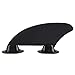 Haofy Kayak Skeg Tracking Fin Integral Fin Mounting Points Black Watershed, Kayak Skeg Tracking Fin, Inflatable Kayak Replacement Fin