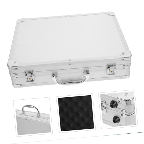 Aluminum Tool Box Safe Storage Box for Crafts for Travel Briefcase for Men 7