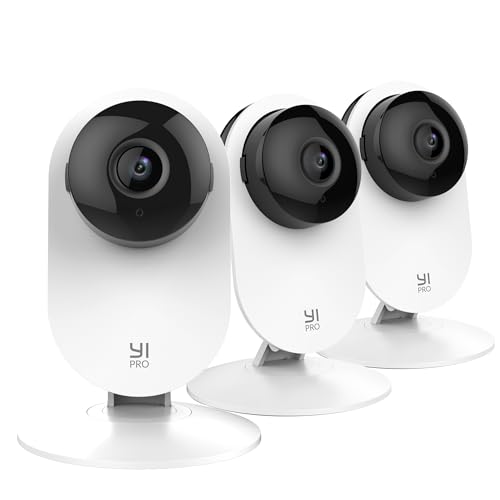 Image of YI Pro 2K 3PC Indoor Security Cameras Bundle
