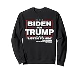 Biden for Trump - Funny Donald Trump 2024 Press Conference Sweatshirt