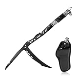 Yoraira Folding Hand Saw, Stainless Steel Sickle Blade with Safety Lock, Serrated Edge for Wood Cutting, Camping and Gardening