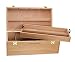 Produktbild Paintersisters XL-Utensilienkoffer, Malkoffer, Malbox, Pinsel Schatulle Holz, Werkzeugkiste, Aufbewahrung