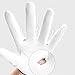 Moily Left Hand Genuine Leather Golf Glove Unisex Ultra Thin Sheepskin Outdoor Sport Stylish Durable Breathable Soft White X-Large