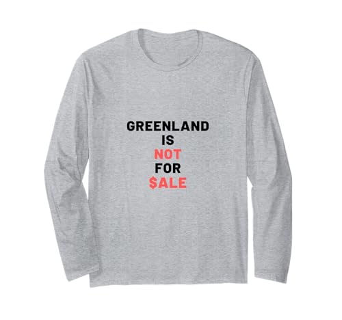 greenland is not for sale groenlandia non è in vendita Maglia a Manica