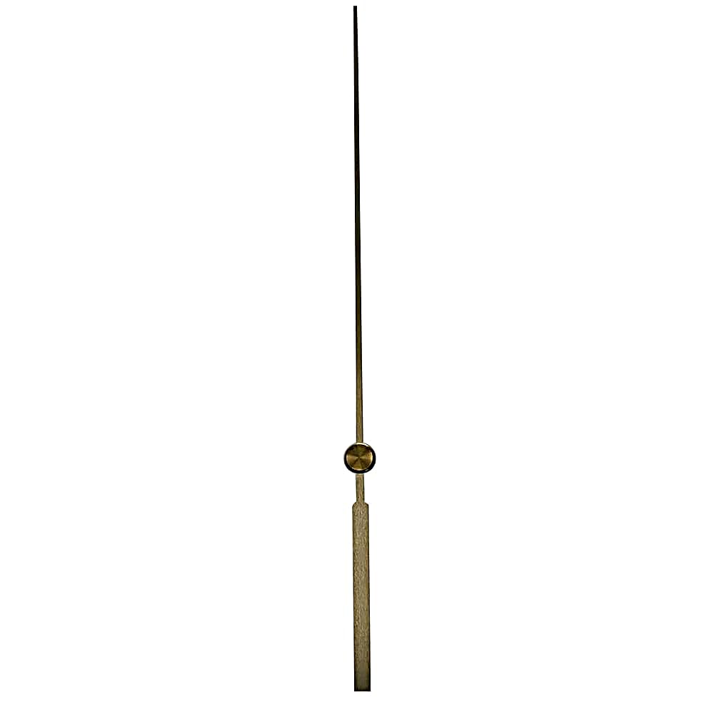 Dans Clock Shop Gold Replacement Long Metal Press Fit Second Hand Compatible With Japanese Quartz Wall Clock Mechanism Movement (1, 120Mm )