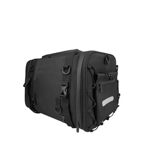 Sacoche cavalières étanche de moto grand volume 40-60L en PVC sac arrière imperméable plein air