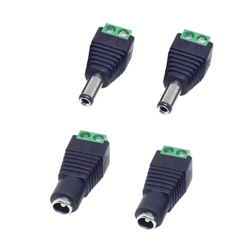 JZK 4X DC Adaptador, Conector...