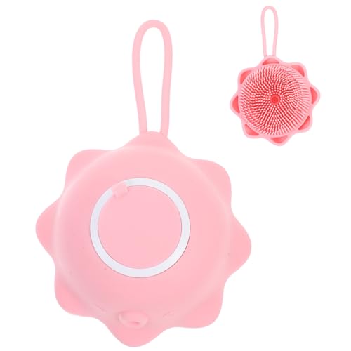 HAPINARY Practical Baby Bath Brush Shower Scrubber Grade Silicone for Safe Bathing Experience Random Style