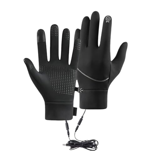Guantes térmicos para hombre con calefacción USB y cortavientos