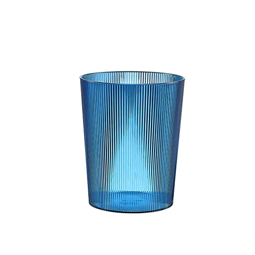 XIANGGUI 1983 Botes de Basura Basura Can Hogar Transparente Basura Baños Luz Lujo Cocina Sala de Estar Aseo Aseo Gran Almacenamiento Cesta Botes de Basura de Cocina (Color : B)