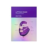 [DEWYCEL] Lifting Mask (reduce wrinkles on face, Tight Face & Neck Line) (4 Masks)