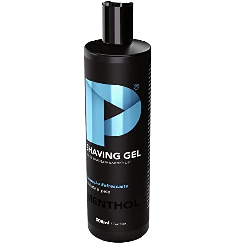 Shaving Gel De Barbear Play Barber 500g Menthol Profissional