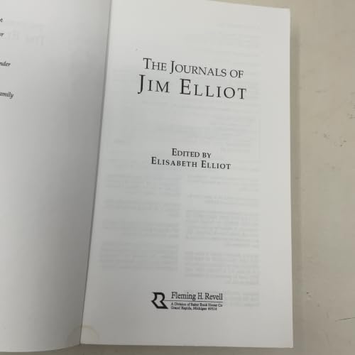 Image of The Journals of Jim Elliot