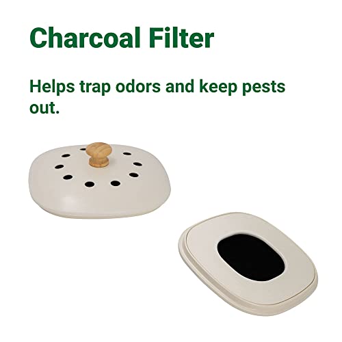Reotemp-Bamboo-Fiber-Kitchen-Compost-Bin-White
