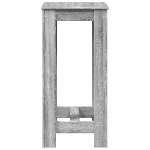 Mesa de cocina pequeña que ahorra espacio con estructura de madera alta y estable 7