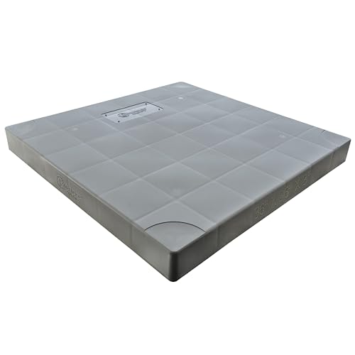 Cambridge Gray AC Condenser Pad/Base, 36x36x3 in – Supports Air Conditioner Units and Other Outdoor Equipment