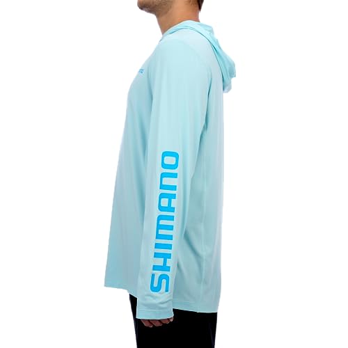 Shimano Long Sleeve Hooded Performance Tee Color - Gray Size - 2X (ATEESUNLSH2XAGY) Fishing4