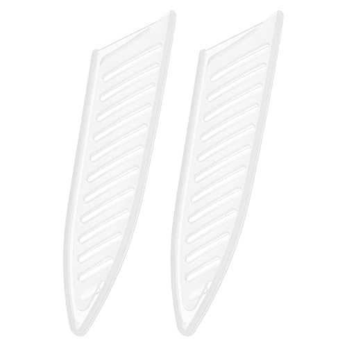 sourcing map 2Pcs Knife Cover Sleeves Blade Edge Guards for 5 Ceramic Knife Protector Universal Blade Sheath for Kitchen, White