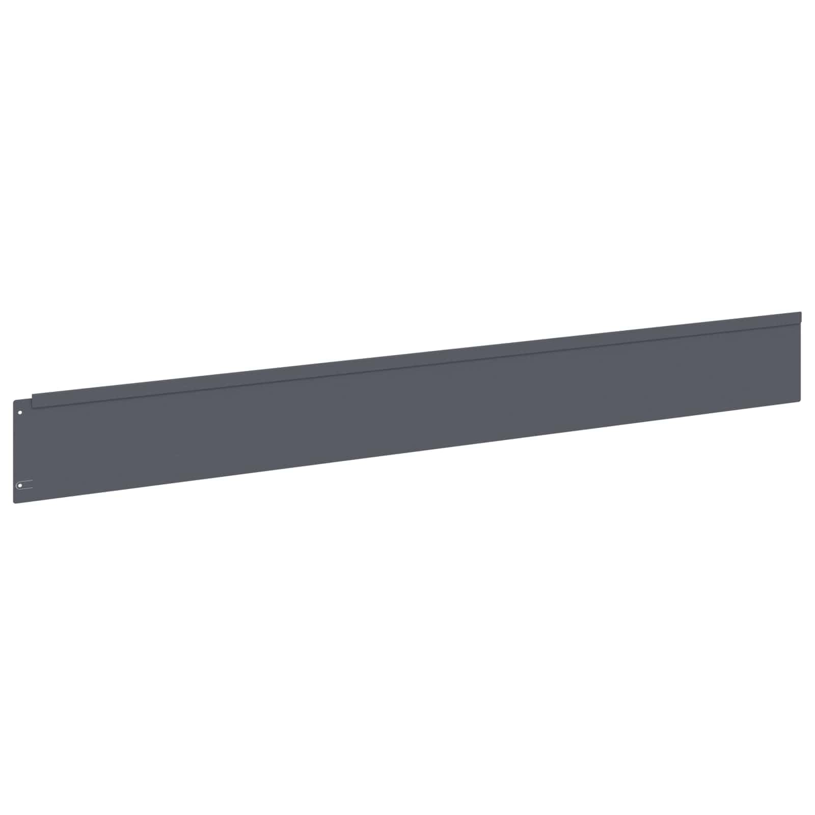 vidaXL Borde de Césped 10 uds. 100 x 12 cm Acero Gris Antracita