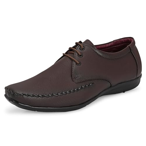 Image of Centrino Formal Shoe for Men | Cushioned Insole for Better Comfort | Stylish Lace-Up for Boys | Perfect for Office Wear & Formal Dress (9786)