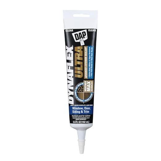 DAP Dynaflex Ultra Advanced Exterior Sealant, Clear, 5.5 Oz (7079818207)