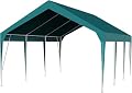 Carport Canopy 12'x20'Heavy Duty,Portable Garage Upgraded Extra Large Car Carport Canopy,Waterproof UV Resistant All-Season Tarp for Pickup Truck & Boat