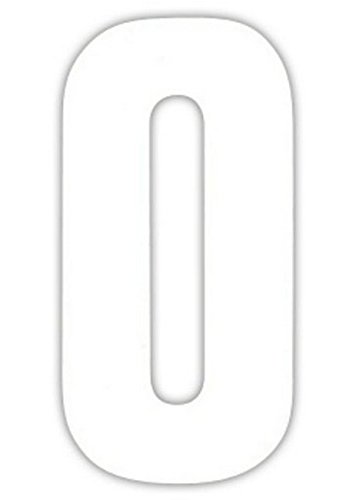 2 Pc Wheelie Bin Number - 0