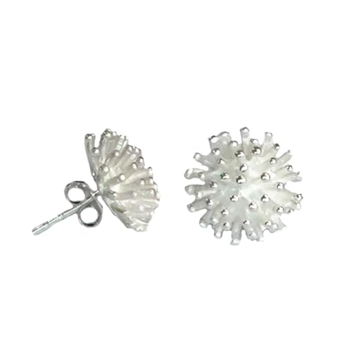 Boucles d'oreilles clous argent 925 fait main au design moderne