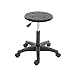 Crazy stool Zhou-WD taboret laboratoryjny, z czarnego tworzywa sztucznego, antystatyczny okrągły stołek, stołek biurowy, taboret szpitalny, krzesło recepcyjne, krzesło śniadaniowe (kolor : C)