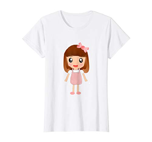 Damen Anime Outift sehr ausgefallen für Damen in weiss T-Shirt Cover