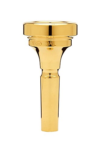 Denis Wick Dw4880-3Al Gold-Plated Large Bore Trombone And Euphonium Mouthpiece #TOP6