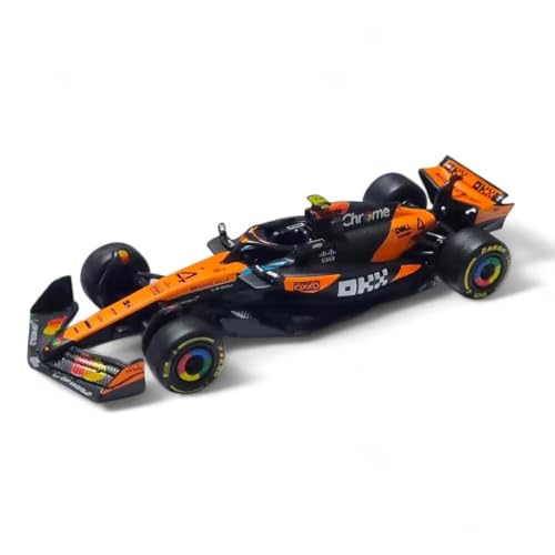 Image of Bburago 1 /64 Scale Mclaren MCL39 Australian GP 2025 Formula 1 Model #4 Lando Norris