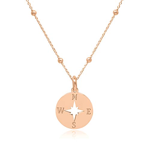 Collier boussole argent 925 pour accompagner vos voyages