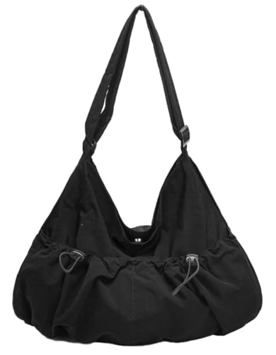 Nylon Hobo Bag for Women Large Hobo Purses Shoulder Handbags Adjustable Slouchy Messenger Bag 2025