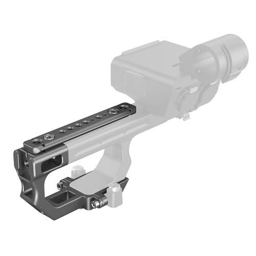SMALLRIG Extension Mount Plate Kit for Sony FX3 / FX30 XLR Handle with Cold Shoe, HawkLock Quick Release Structure - Image 2