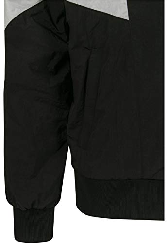 Urban Classics Crinkle Panel Track Jacket Giacca