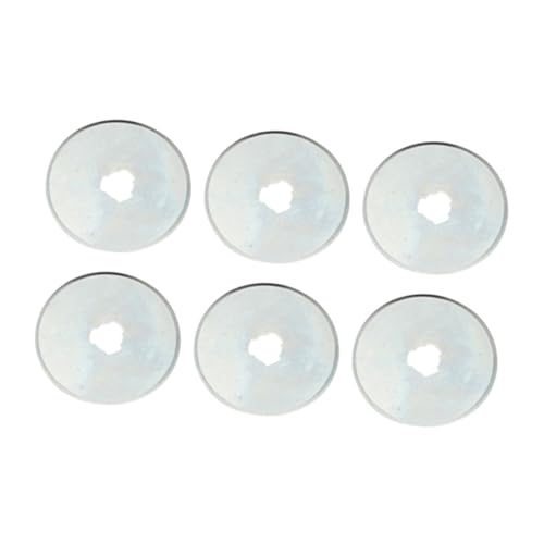 STOBOK Ultra-slim 0.3mm 45mm Circular Cutter Blades 6 Pack for Multiple Materials Easy to Replace Store in Case