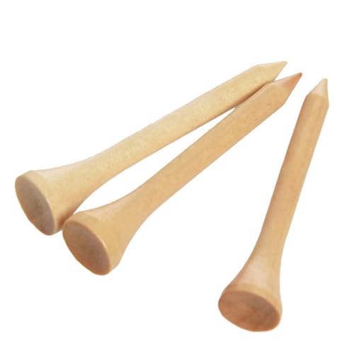 500 piezas Clavos de Golf para Tee de Bola de Madera, Clavo para Bola de T Ball de 54mm miniatura 3