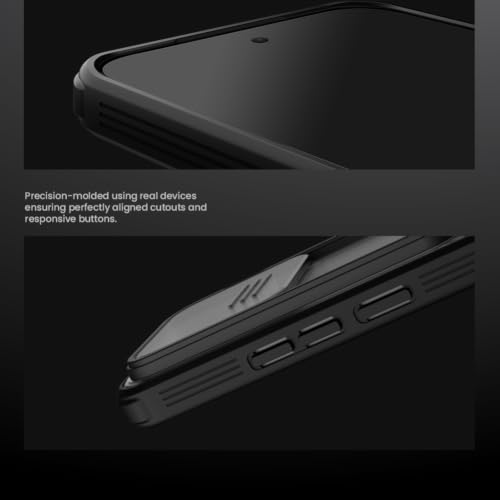 Image of CamShield Pro Back Cover Case for Xiaomi 17T, Slide Camera Lens Protection, Shockproof Hard PC + TPU Slim Anti-Fingerprint Scratch Resistant Mobile Phone Cover Made for Xiaomi 17T 5G (Black)